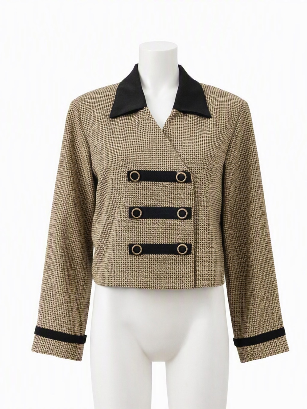 SHERI MARTIN New York Women's Vintage 90's Cropped Blazer Jacket